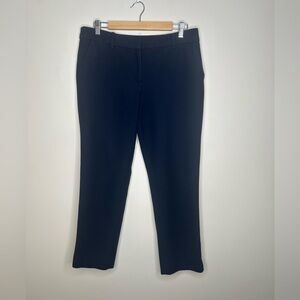 Talbots Navy Pants Hampshire Ankle Size 10 Petite Flat Front